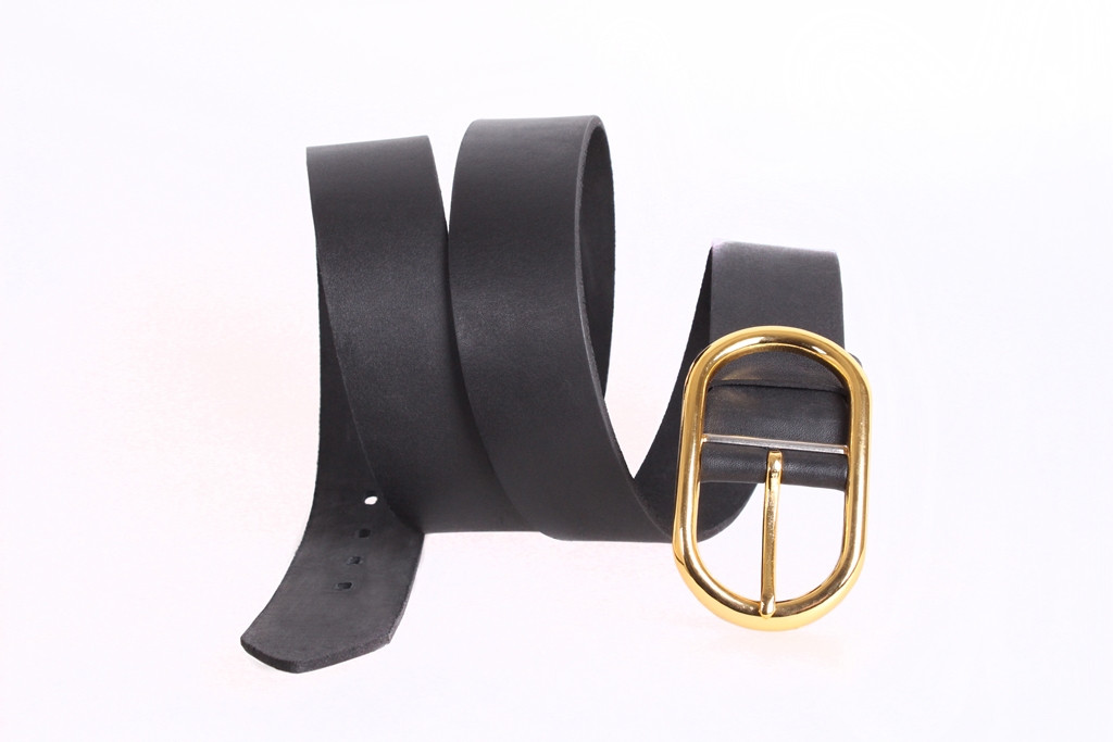 

Женский кожаный ремень под джинсы D-Belts S0266 черный (115 см х 3 см)
