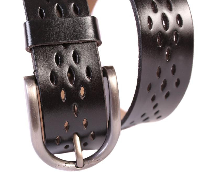 

Кожаный ремень под джинсы D-Belts S0216 черный (105-115 см х 4 см)