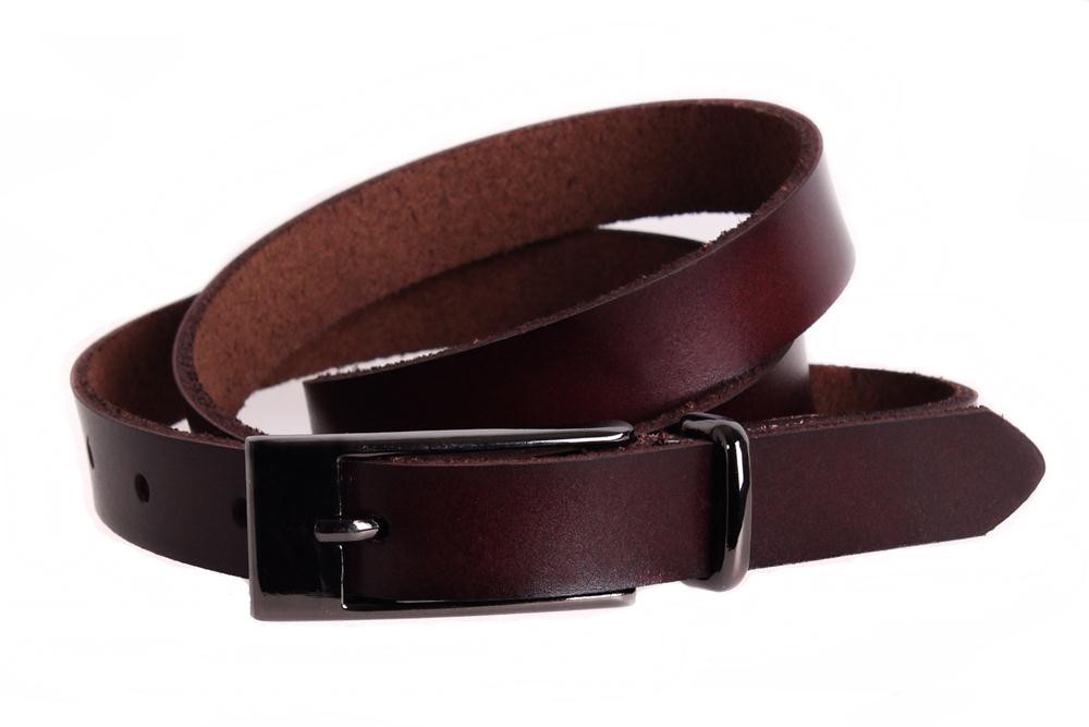 

Женский узкий ремень D-Belts S0436 бордовый (115 см х 2 см)