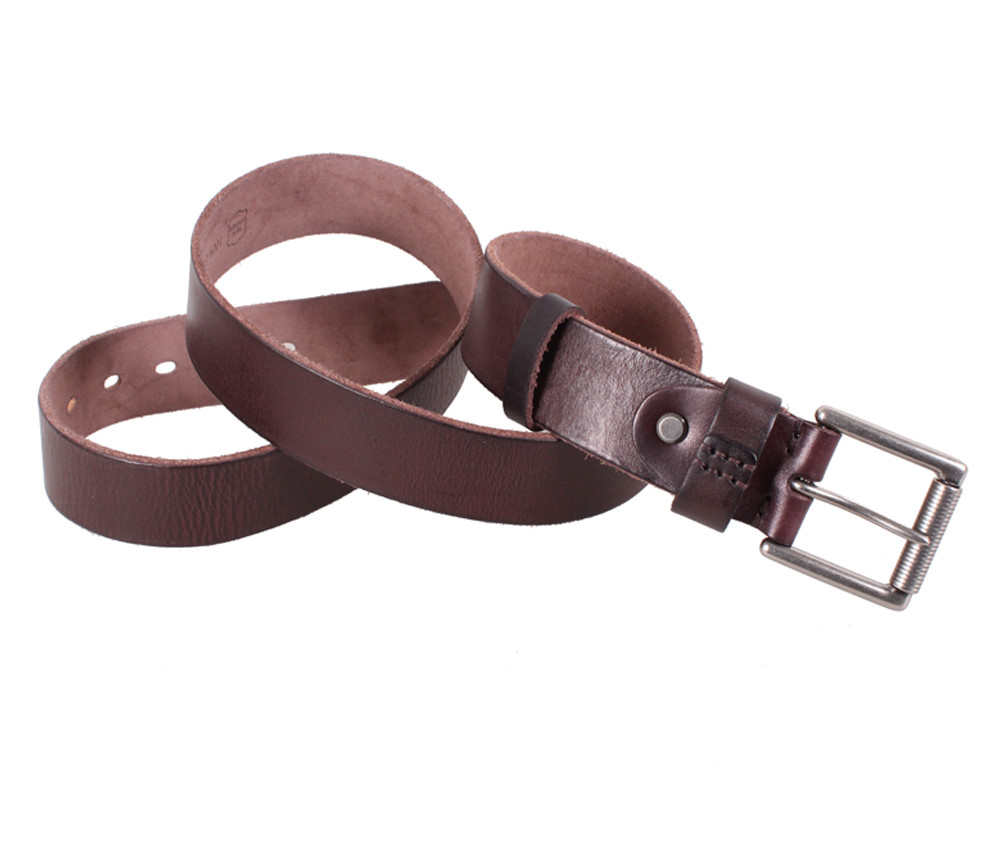 

Мужской ремень из кожи буйвола D-Belts S1027 коричневый (130 см х 4 см)