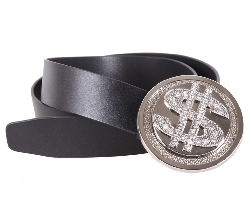 

Стильный ремень с крутящимся долларом D-Belts S1015 черный (112 см х 4 см)