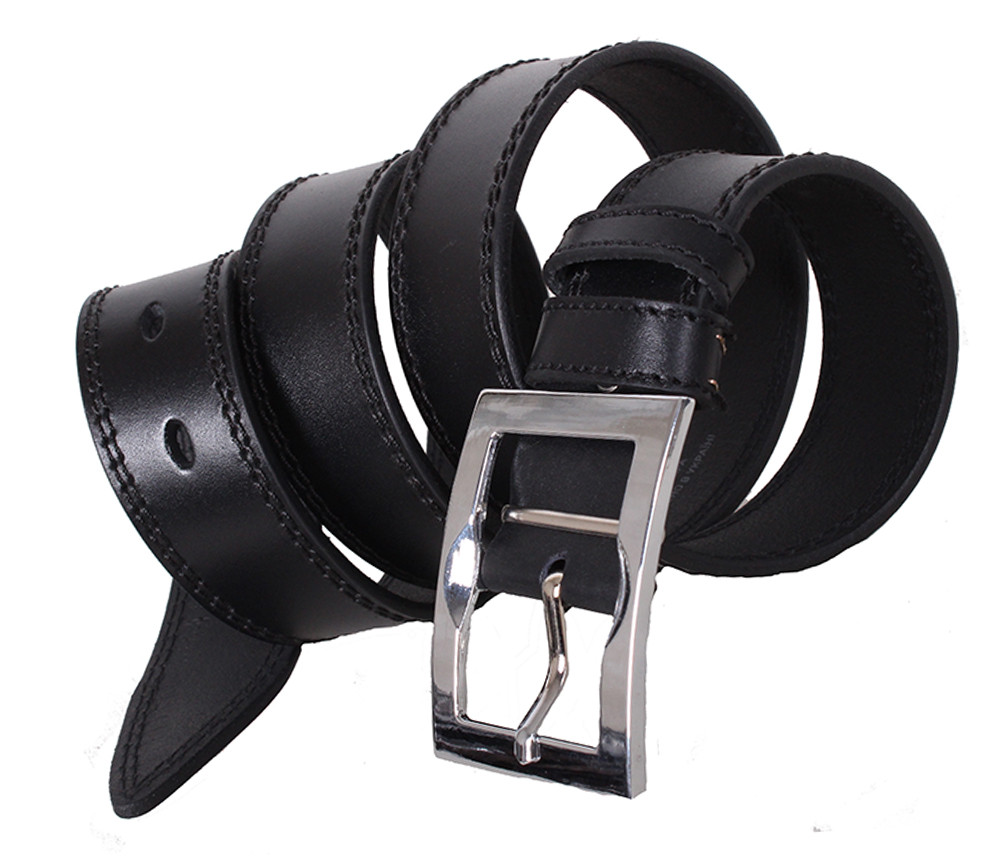 

Мужской кожаный ремень D-Belts S1388 черный (115-125 см х 4 см)