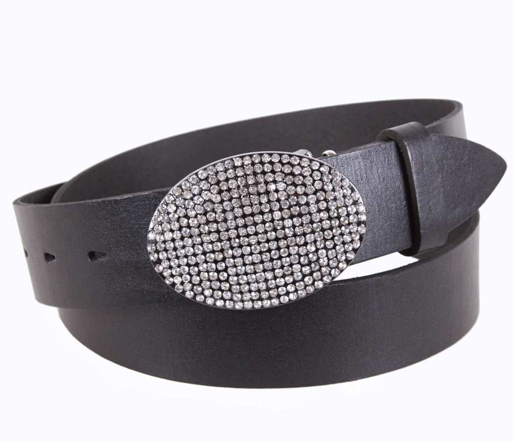 

Шикарный кожаный ремень для женщин D-Belts S1000 черный (115 см х 4 см)