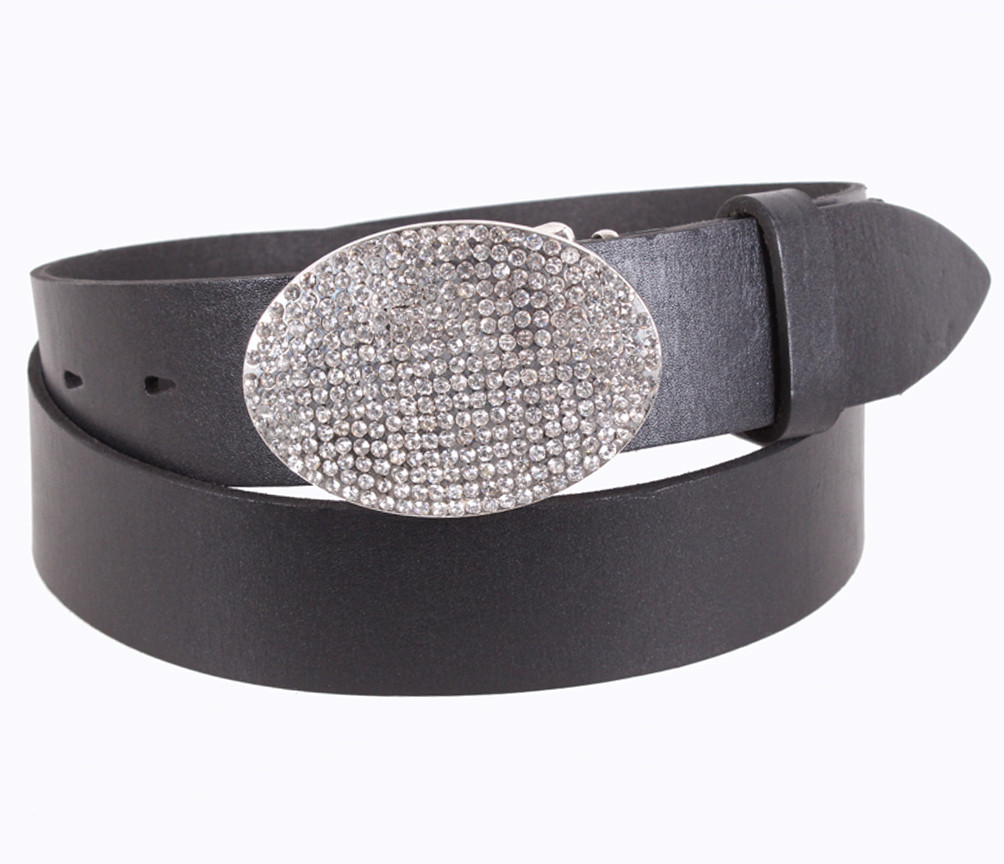 

Ремень женский джинсовый D-Belts S0998 черный (115 см х 4 см)