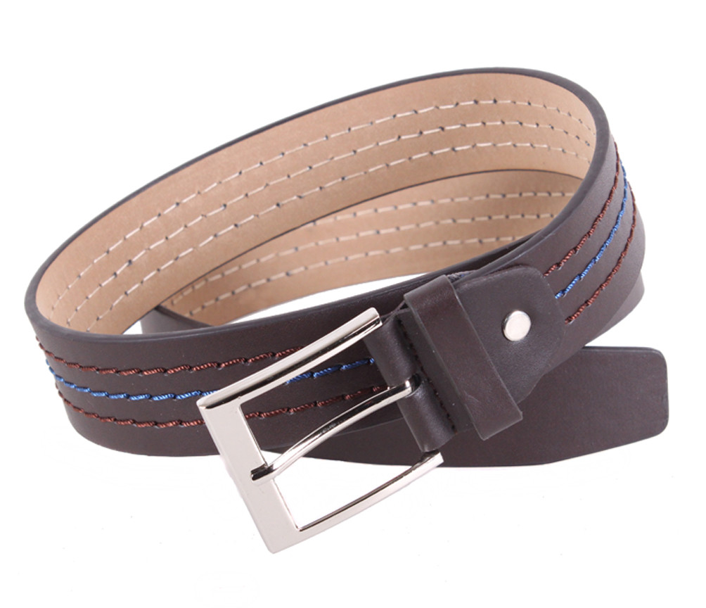 

Необычный ремень в джинсы эко кожа D-Belts S0930 коричневый (100-115 см х 4 см)