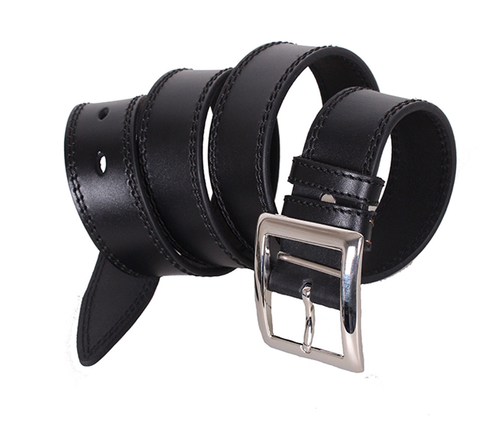 

Мужской кожаный ремень D-Belts S1375 черный (115-125 см х 4 см)