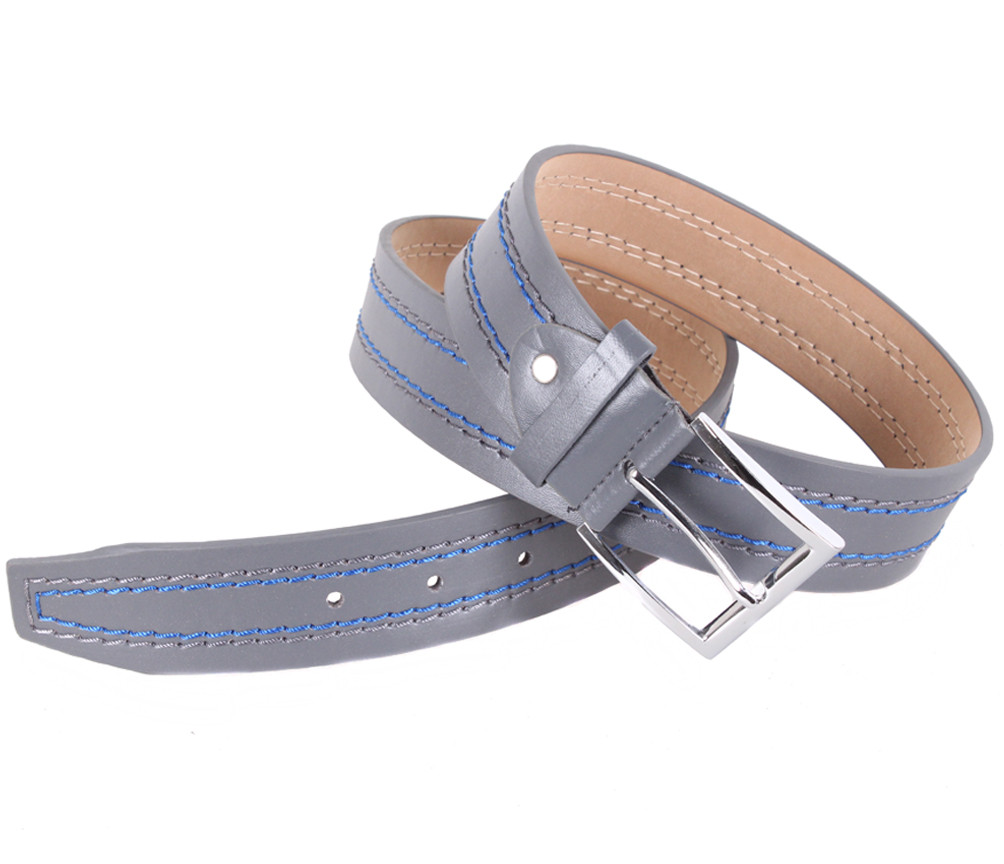 

Оригинальный ремень под джинсы эко кожа D-Belts S0949 серый (115 см х 4.5 см)