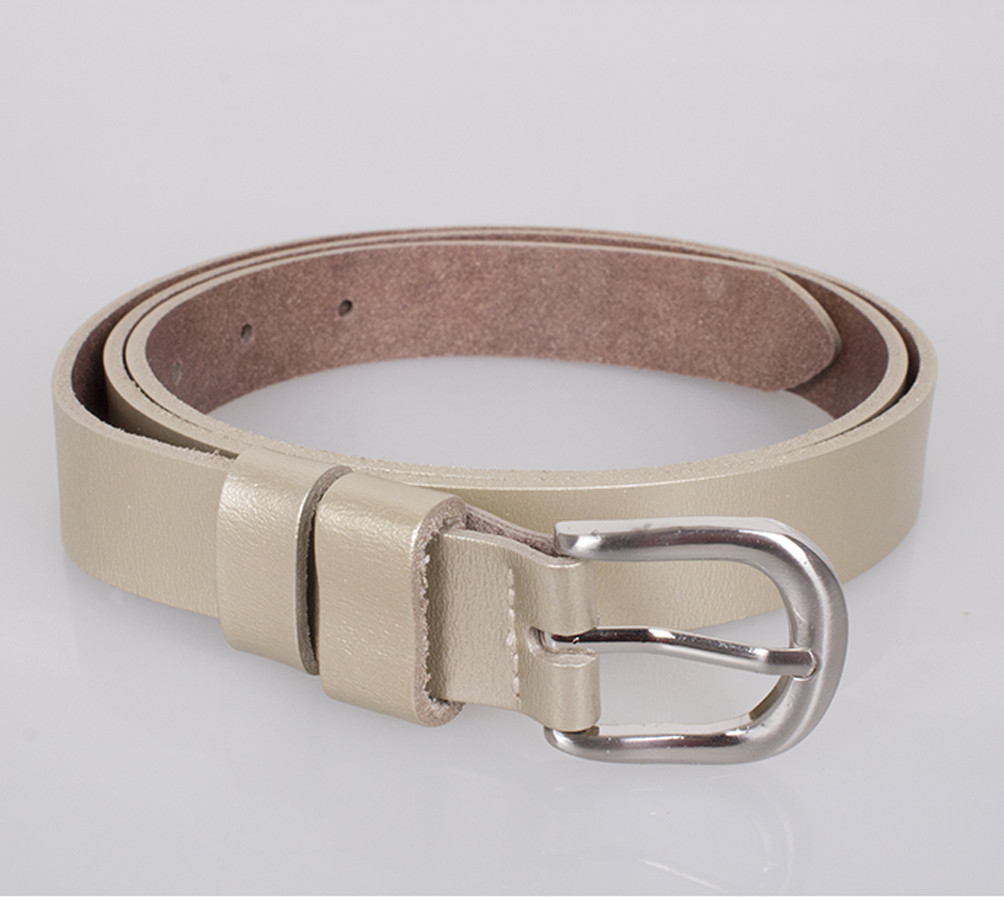 

Золотой женский ремень из натуральной кожи D-Belts S0015 золотой (110 см х 2.5 см)