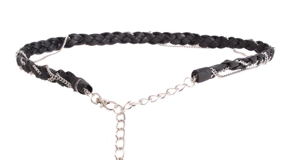 

Стильный пояс в косичку эко кожа D-Belts S0694 черный (110 см х 2 см)