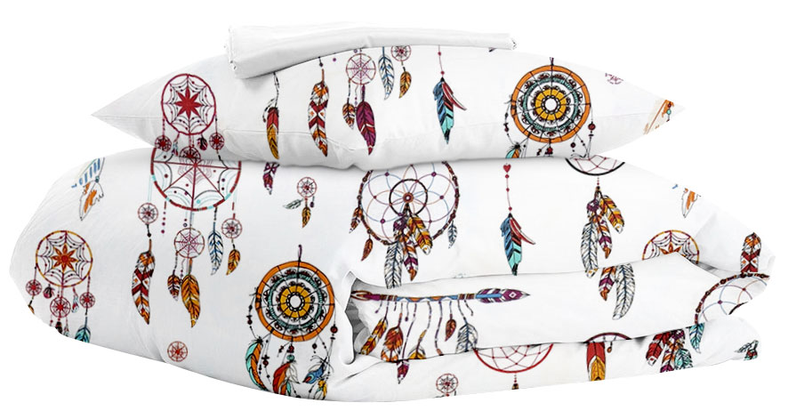 

Комплект постельного белья Cosas Dreamcatcher Red White 155х215 см