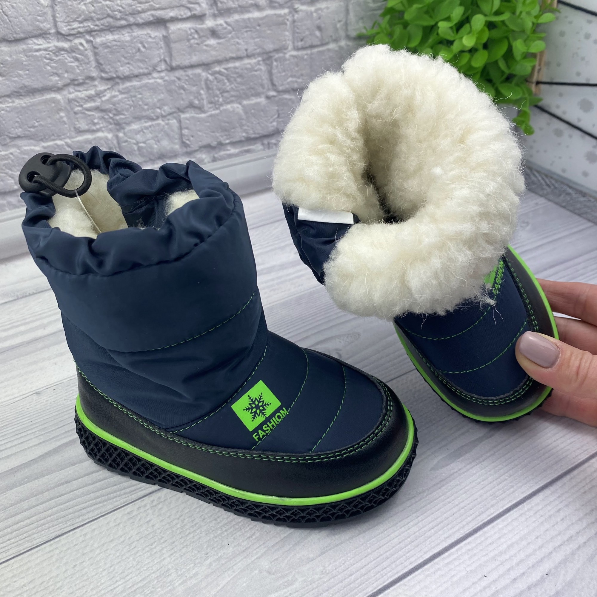 

Дутики зимние на мальчика Clibee 1061 р.23 15,6 см синие