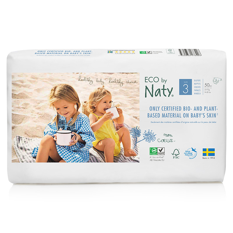 

Органические подгузники Eco by Naty размер 3 (от 4 до 9 кг) 50 шт. 178426