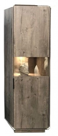 

Сервант Gerbor Алиса REG1WР 55×196×40 шварцвальд/нимфея альба