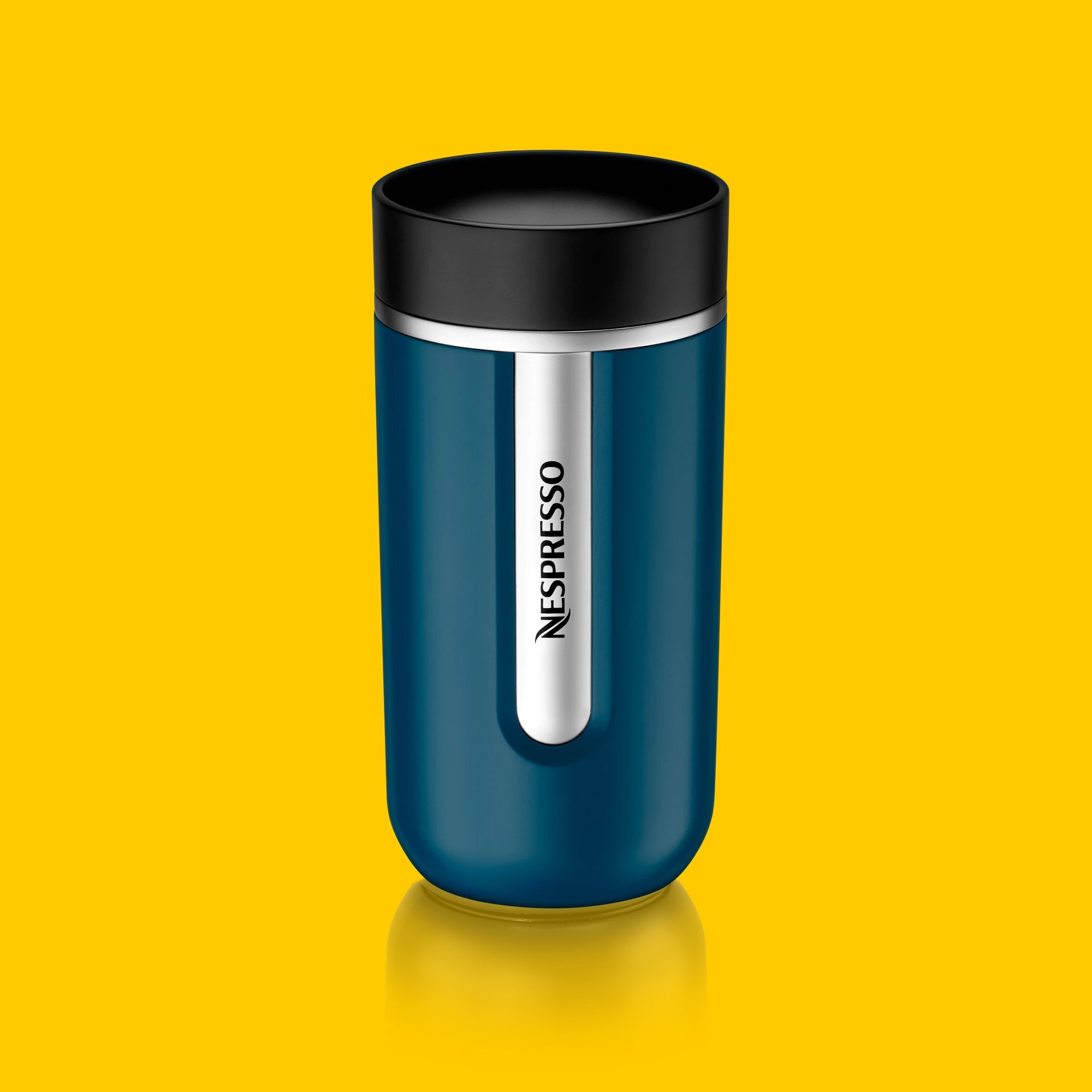 

Термокружка Nespresso Nomad Travel Mug Nomand Medium синяя 400 мл