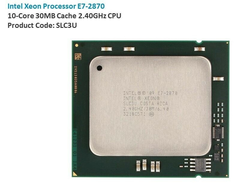 

Процессор Intel Xeon E7-2870 10 ядер 2.40GHz 30MB Cache