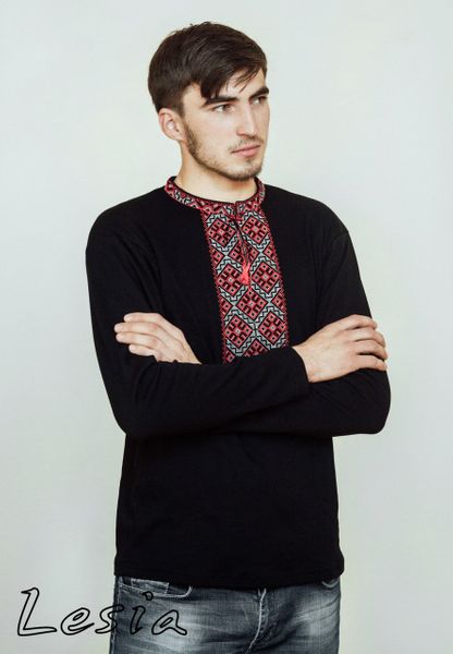 

Чоловіча вишиванка Lesia Козацька червона розмір XXXL на чорному 9413212156