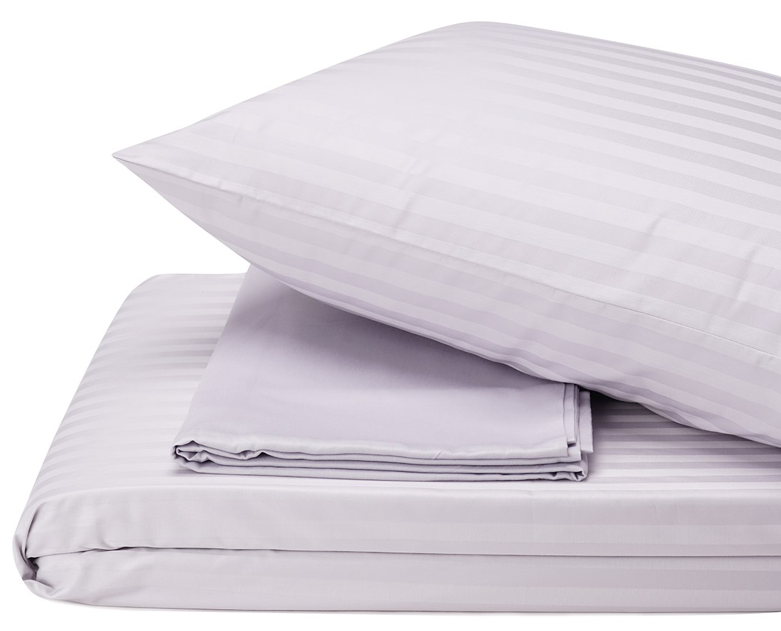 

Комплект постельного белья SoundSleep Сатин Stripe Madina Серый 200х220