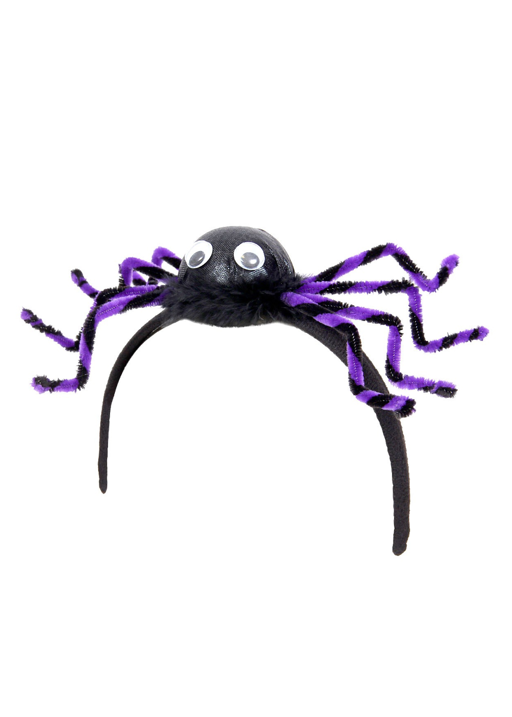 

Ободок Паучок HALLOWEEN черный-фиолетовый LI-470644