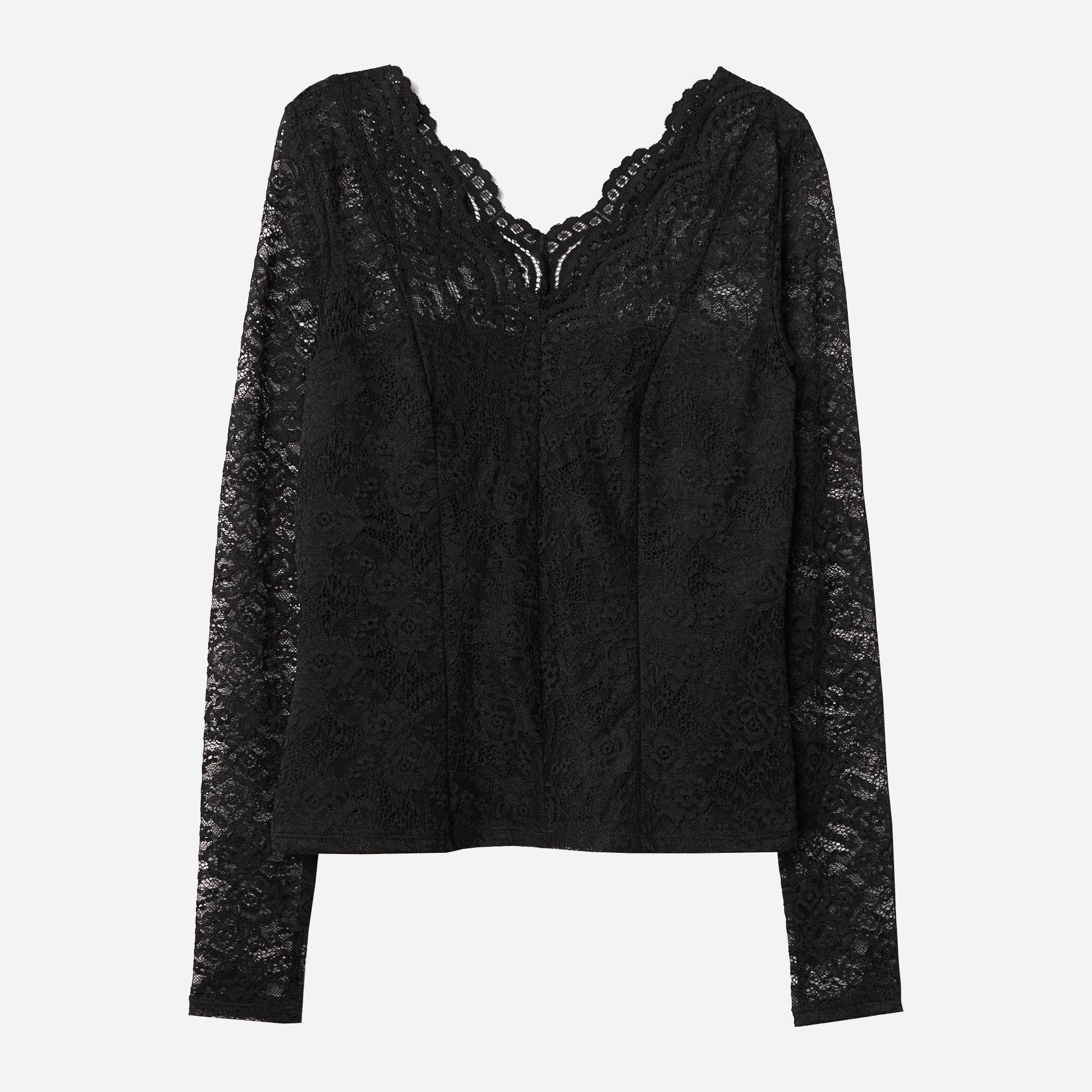 

Блузка H&M 212-6760888 M Черная