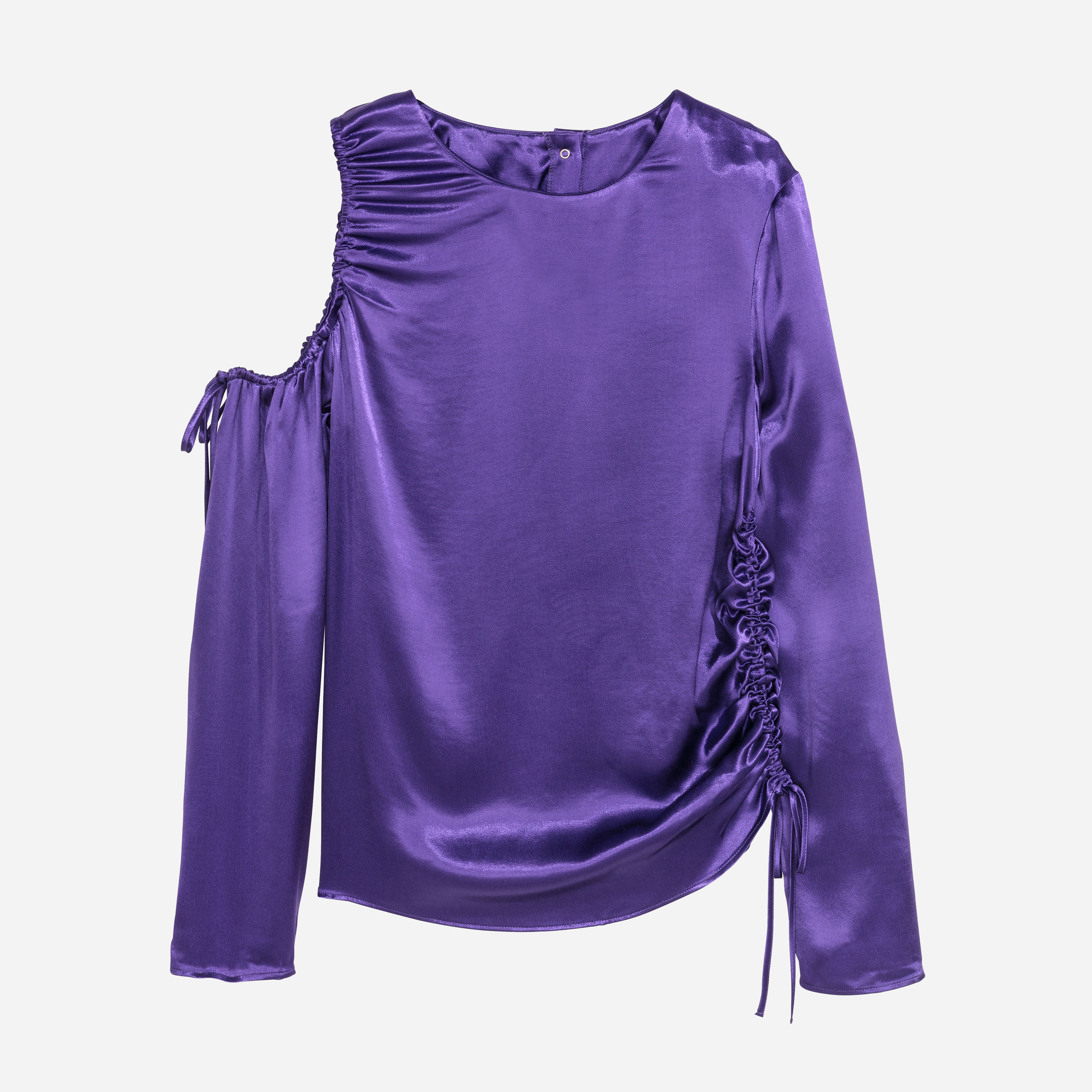 

Блузка H&M 5869176 34 Фиолетовая