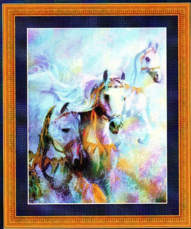 

Набор для вышивания Kustom Krafts 99907 Arabian Jewels-Horses