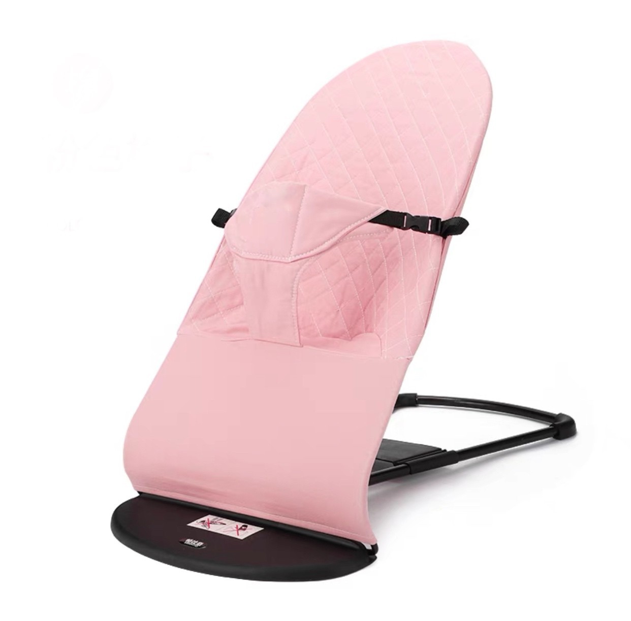 

Кресло- шезлонг качалка WonderLand BabyBalance Chair Baby хлопок для новорожденных розовый Bjor01Rose