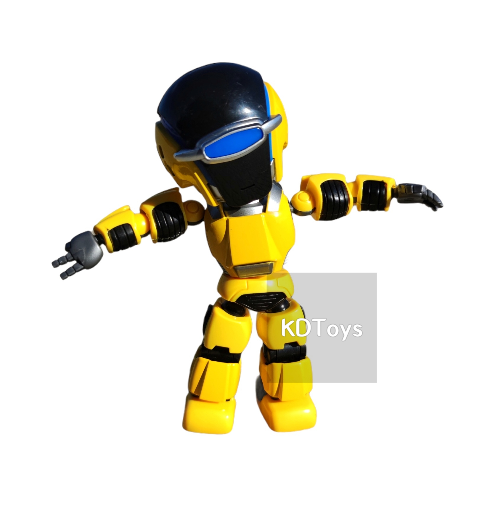 

Интерактивный робот повторюшка со светом и звуком на русском языке, повторяет фразы, высота 13,5 см 1341R желтый