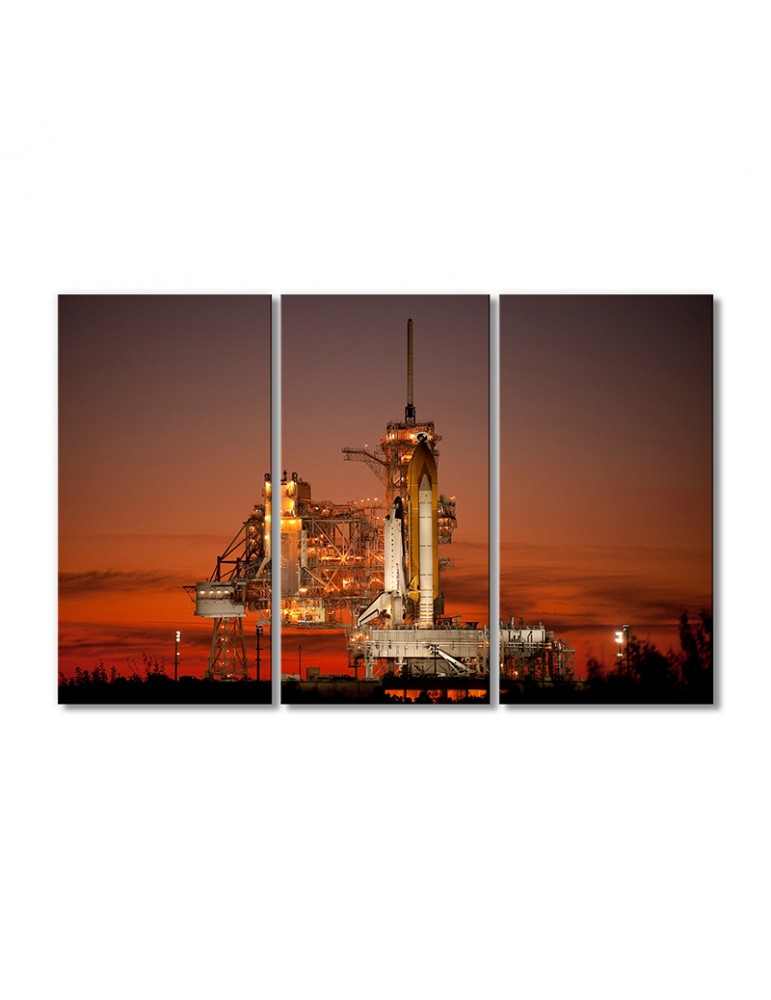 

Модульная картина Artel «Ракета НАСА на мысе Канаверал» 3 модуля 60x90 см