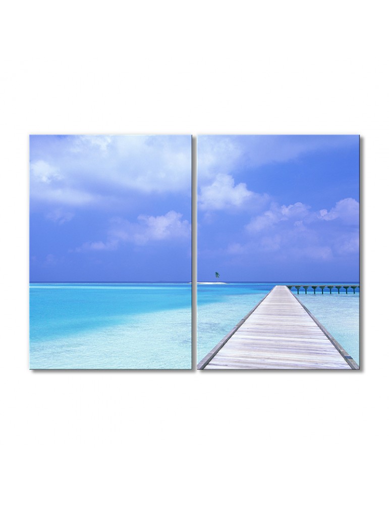 

Модульная картина Artel «Причал у воды» 2 модуля 60x90 см