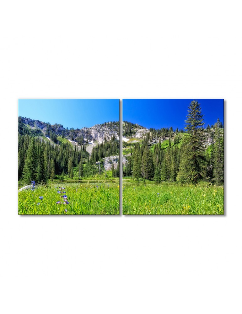 

Модульная картина Artel «Природа горы елки» 2 модуля 90x135 см