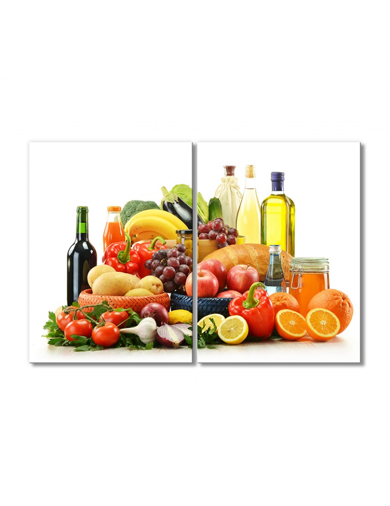 

Модульная картина Artel «Продукты для правильного питания» 2 модуля 80x120 см