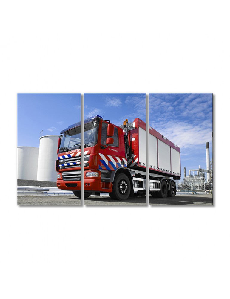 

Модульная картина Artel «Пожарная машина DAF CF75 6x2 2001» 3 модуля 60x90 см