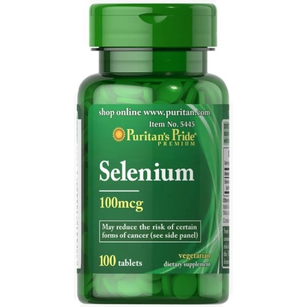 

Puritan`s Pride Selenium 100 мкг 100 таблеток