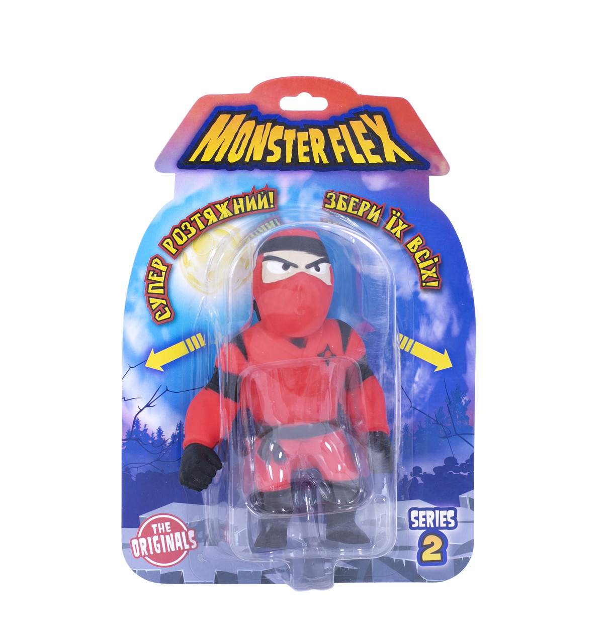 

Игрушка растягивающаяся Monster Flex 90011 Красный ниндзя