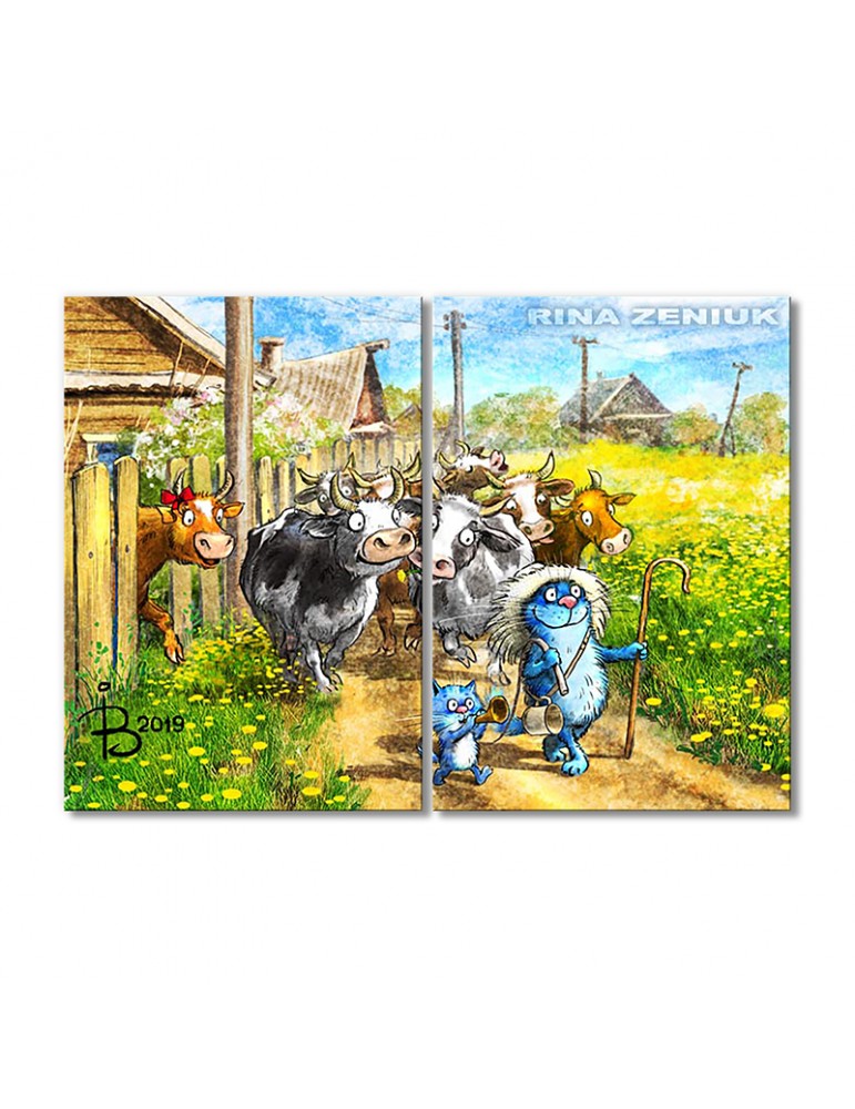 

Модульная картина Artel «Пастушок» 2 модуля 90x135 см