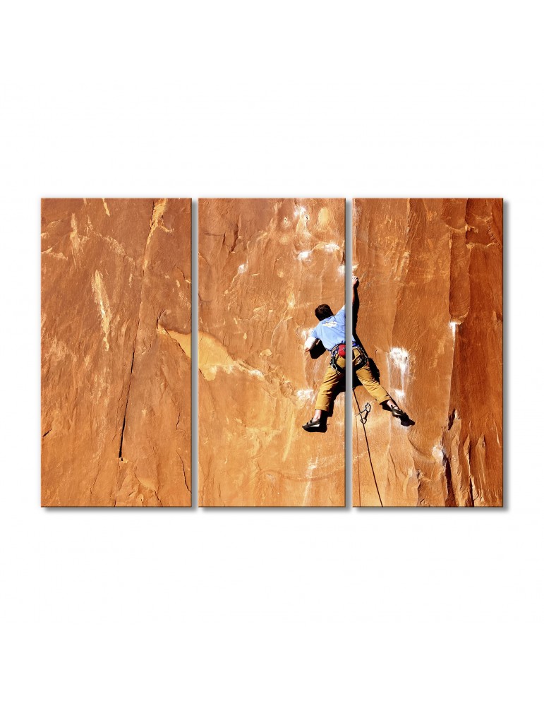 

Модульная картина Artel «Покорение скалы» 3 модуля 120x180 см