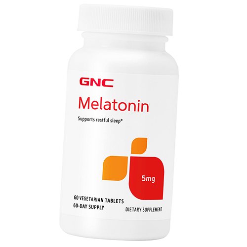 

Мелатонин, Melatonin 5, GNC 60вегтаб (72120002)