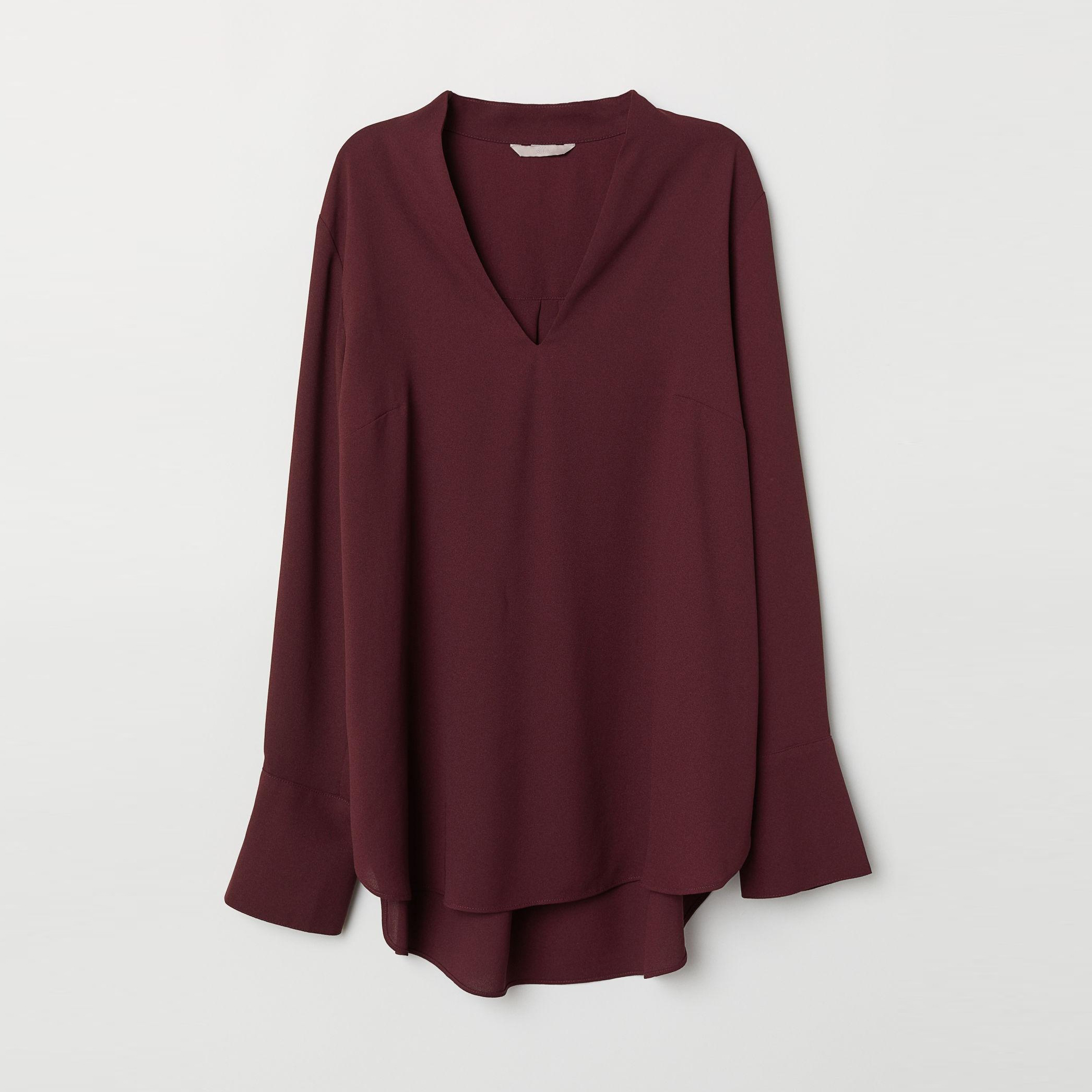 

Блузка H&M XAZ164473WNSI  Фиолетовая, Блузка H&M XAZ164473WNSI 46 Фиолетовая