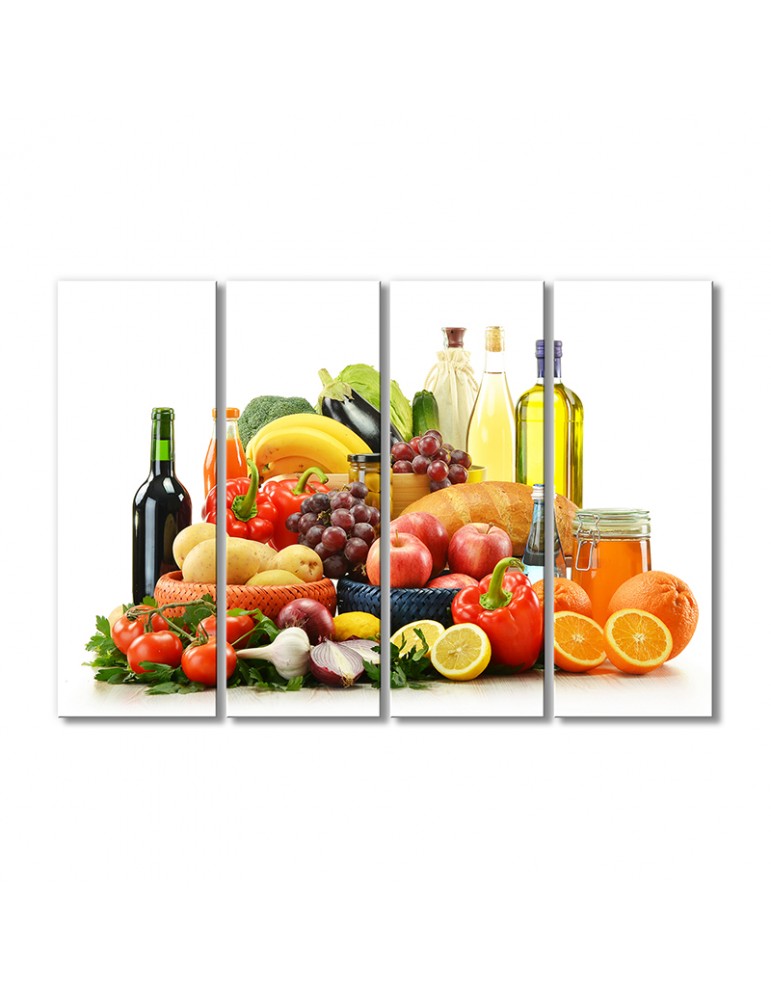 

Модульная картина Artel «Продукты для правильного питания» 4 модуля 90x135 см