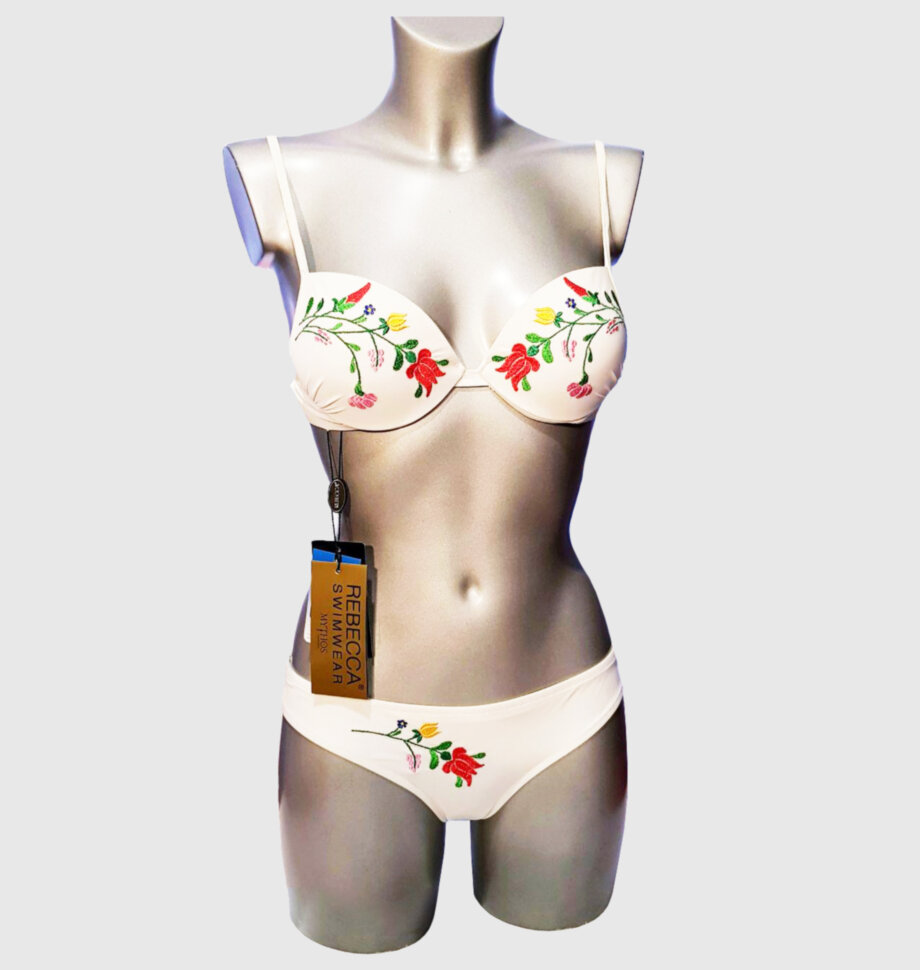 

Раздельный купальник Rebecca vyshyvka 38B Белый
