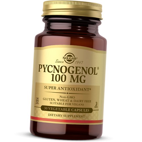 

Пикногенол, Pycnogenol 100, Solgar 30вегкапс (70313008)