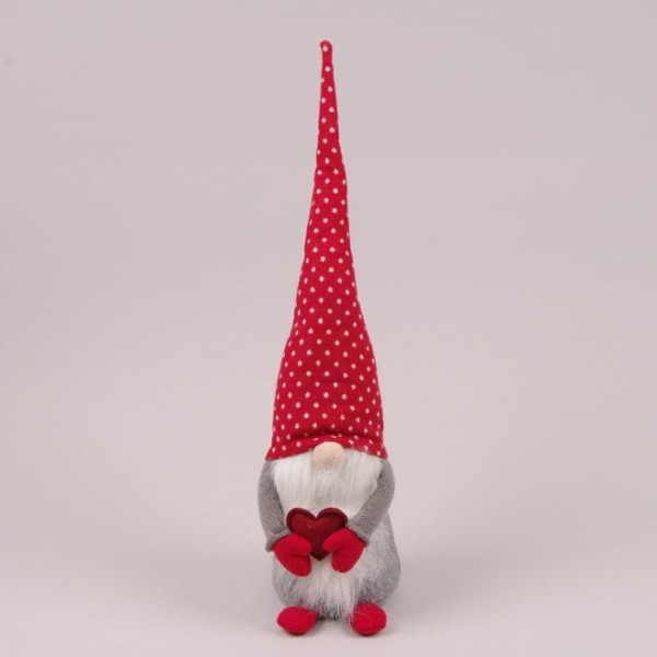 

Фигурка новогодняя мягкая Гном 55 см. Flora 44494 (NAT07297)