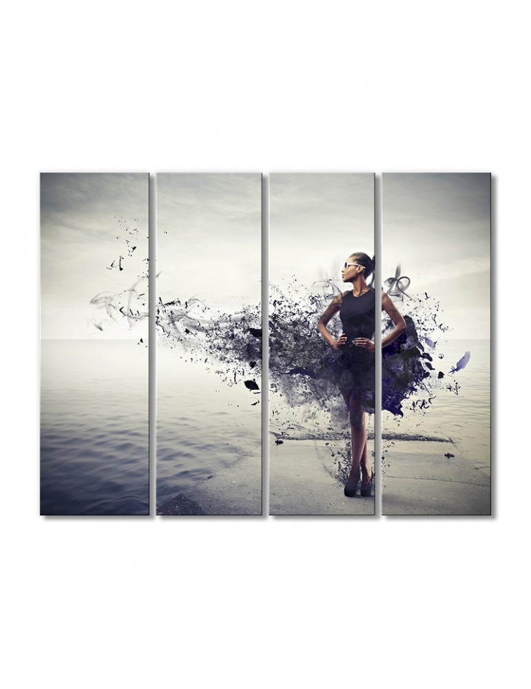 

Модульная картина Artel «Платье абстрактное» 4 модуля 80x120 см