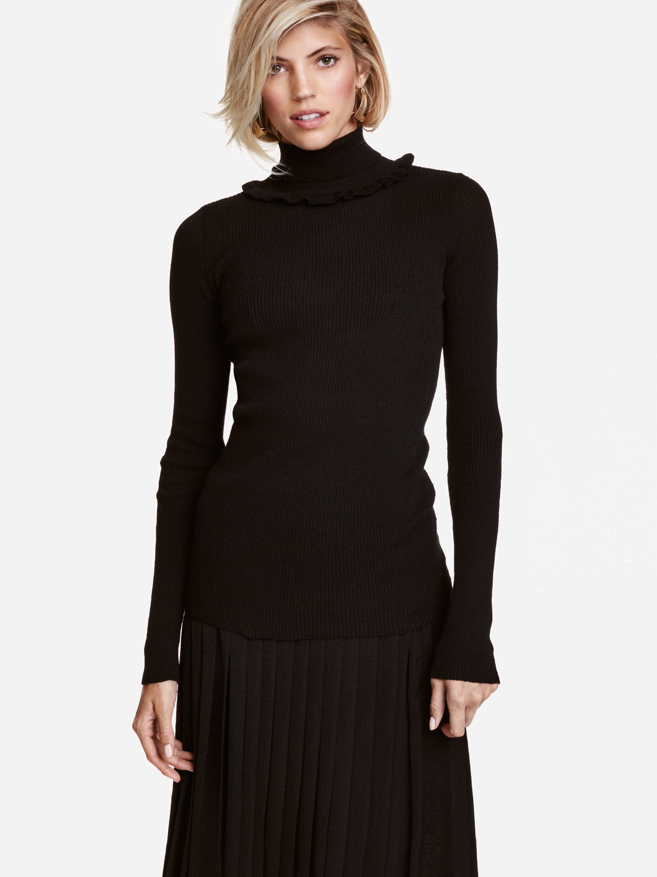 

Водолазка H&M XAZ013909HLWJ  Черная, Водолазка H&M XAZ013909HLWJ S Черная