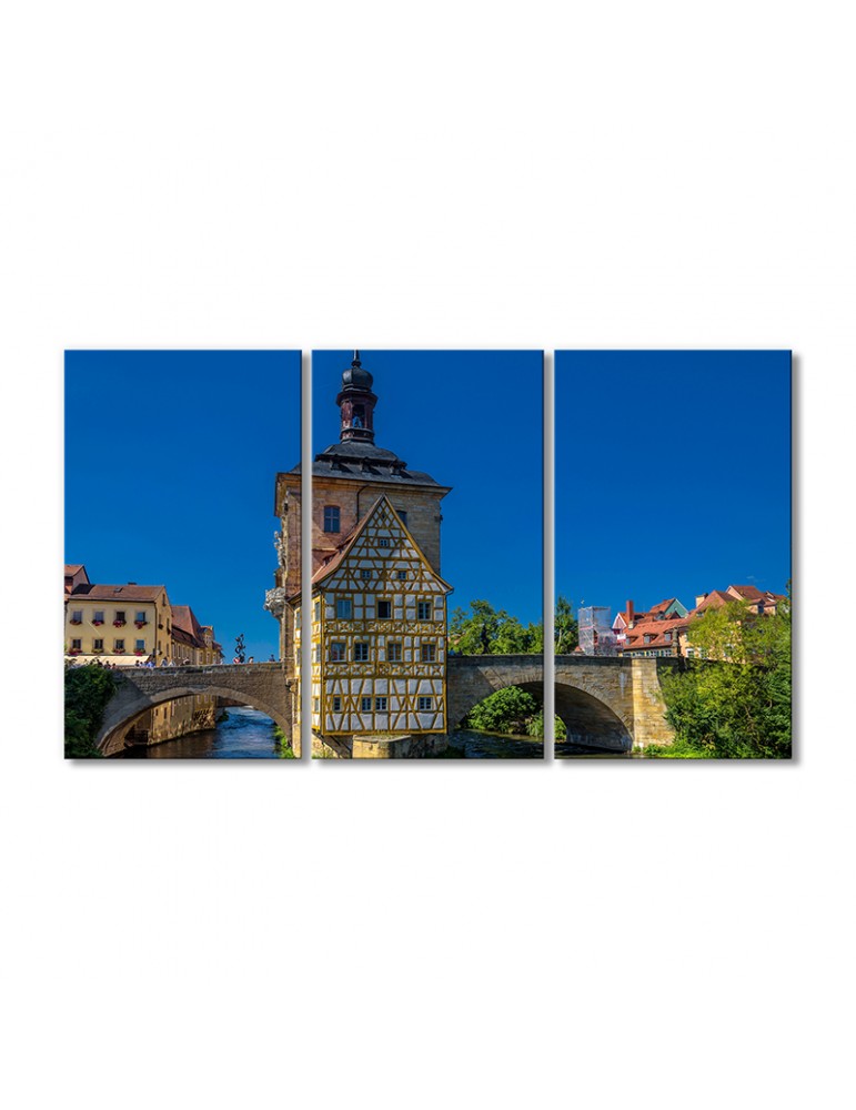 

Модульная картина Artel «Памятник старой ратуше в Бамберге» 3 модуля 60x90 см