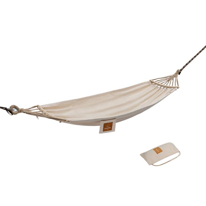 

Холщовый гамак Naturehike NH20DC001 300х90 см бежевый