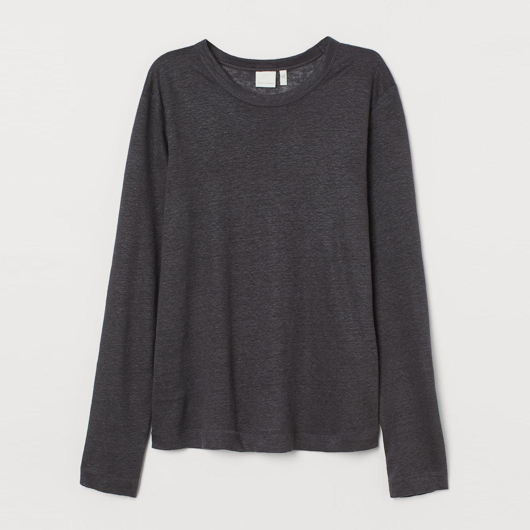 

Лонгслив H&M XAZ173825IKJE S Светло-серый