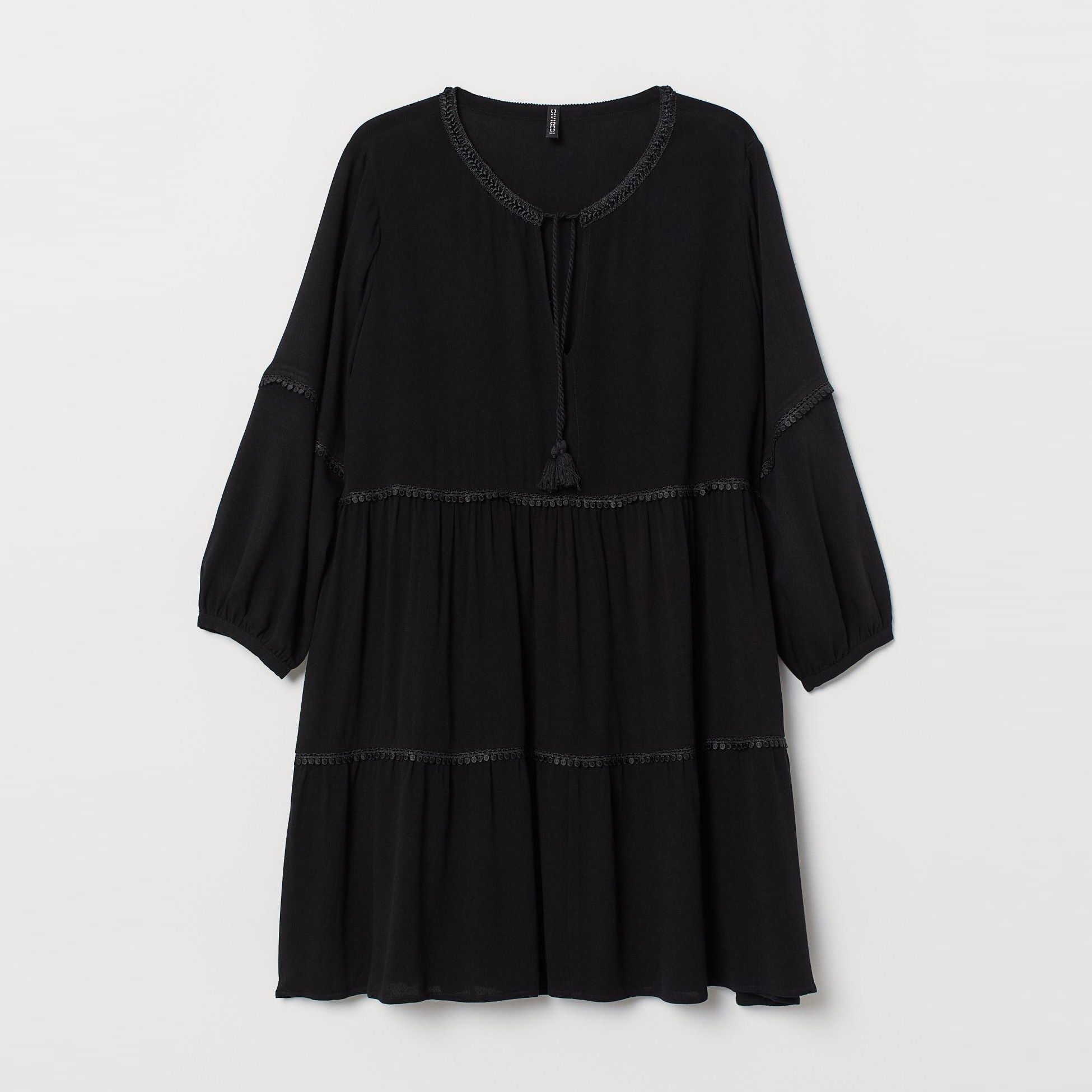 

Платье H&M XAZ162539PKQJ  Черное, Платье H&M XAZ162539PKQJ 56 Черное