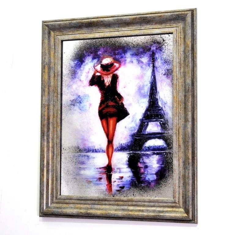 

Картина Seaps за состаренным зеркалом в раме Madam in Paris. №774 Mini