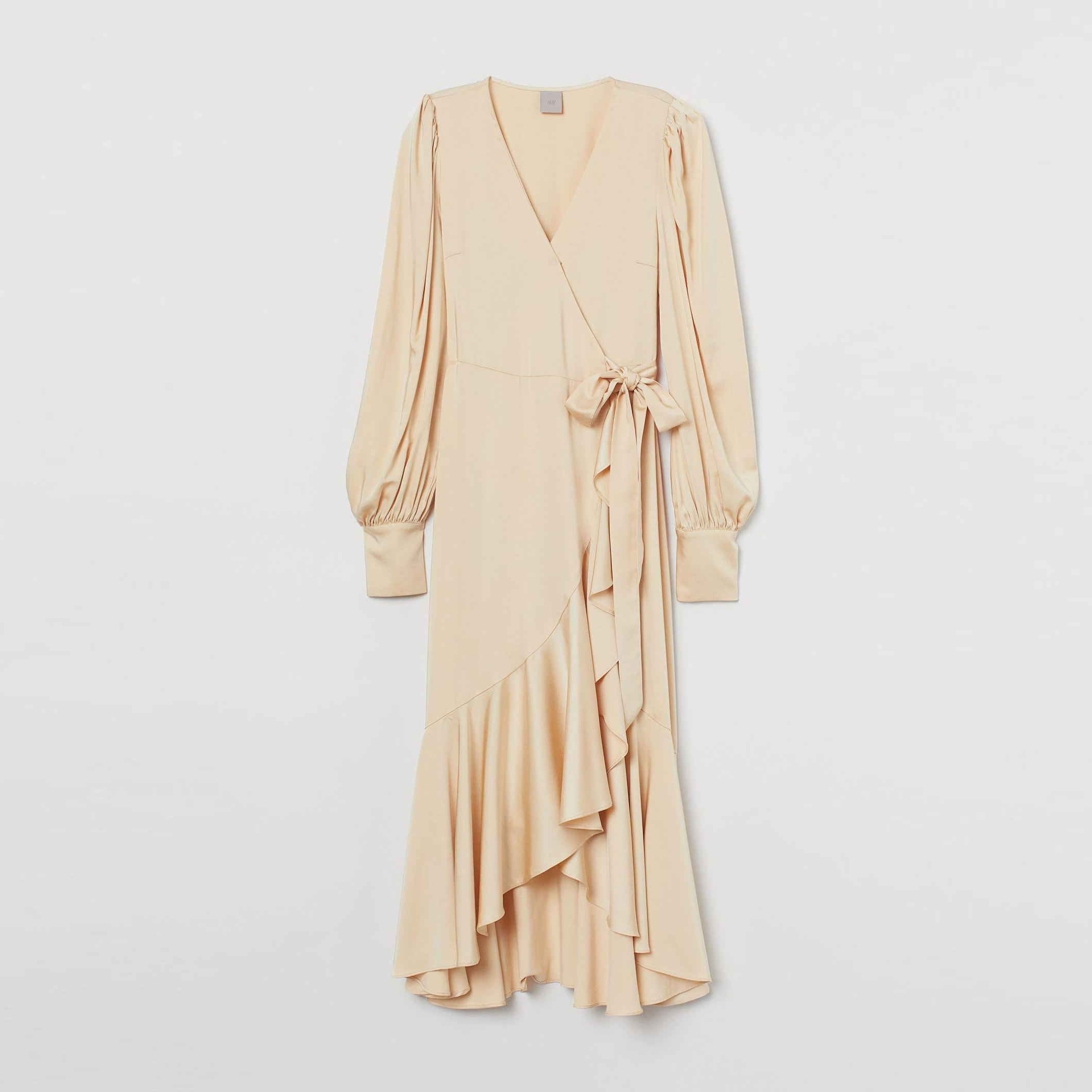 

Платье H&M XAZ235996XPPR  Бежевое, Платье H&M XAZ235996XPPR 34 Бежевое